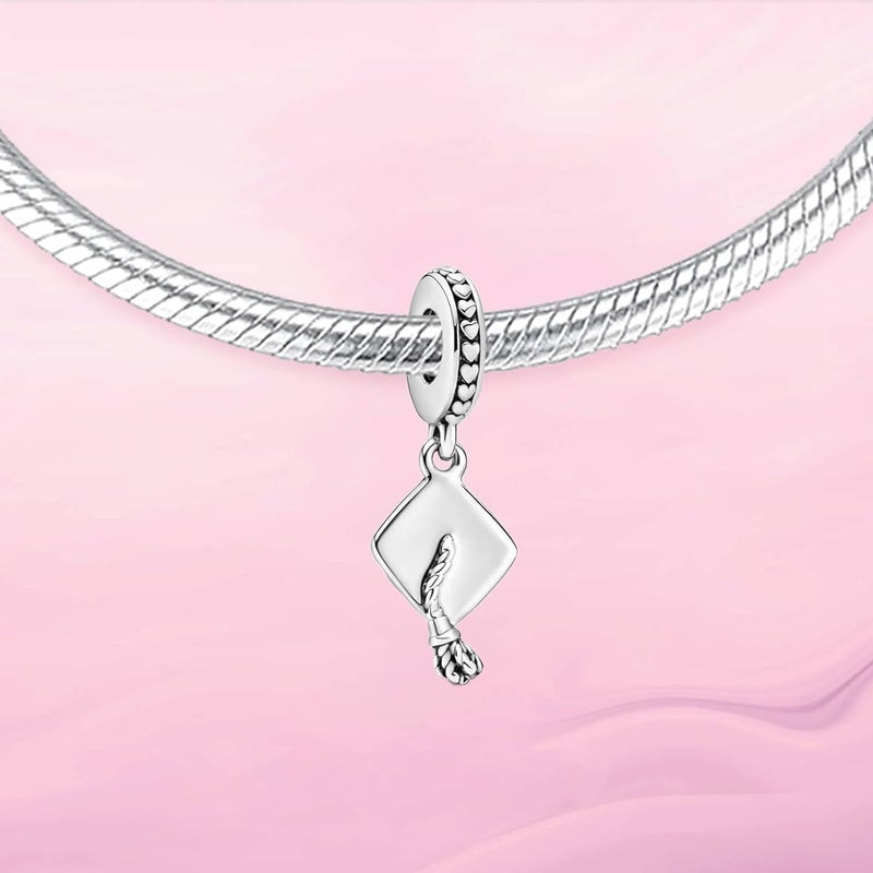 VALGACLS Mom Wife Daughter Love Heart Wedding Rings Charms 925 Sterling Silver Charms for Bracelets Necklace Valentine's Day Mother's Day Jewelry Charm for Women - Image 1
